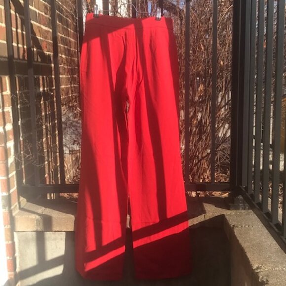 Sezane Red Women's Pants - Picture 8 of 11